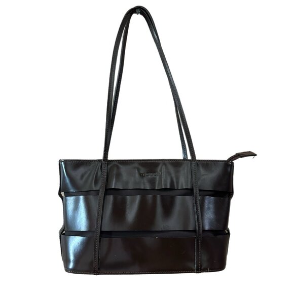 Manel's Brown Leather Small Shoulder Bag Purse Vintage - Picture 7 of 7